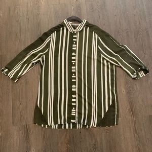 Dark green and white Primark Plus Size